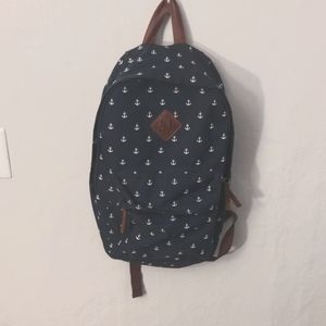 Of all Threads Navy Anchor backpack